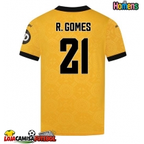 Camisa de Futebol Wolves Rodrigo Gomes #21 Equipamento Principal 2025-26 Manga Curta